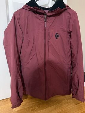 Black Diamond Women's Down Parka in Plum